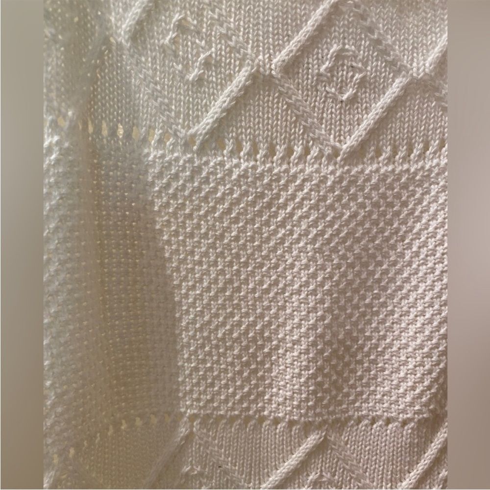 NWT hello molly Venus retrograde white knit dress 6 - Picture 5 of 10
